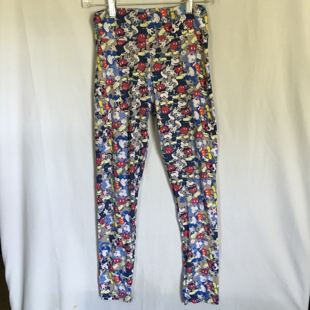 LuLaRoe Mickey Mouse Leggings One Size